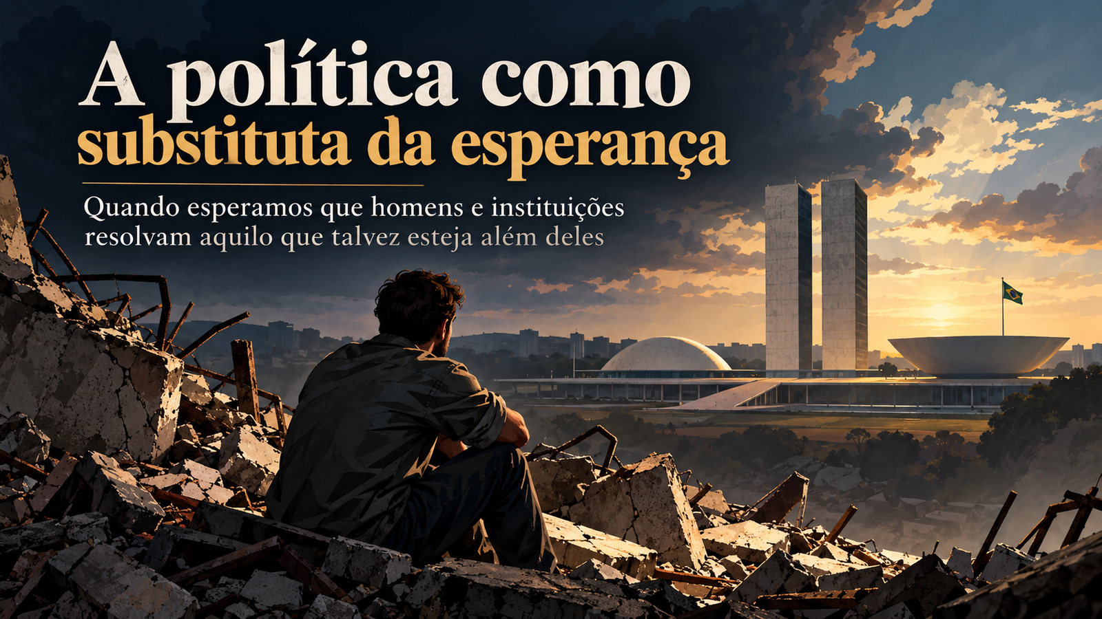 A política como substituta da esperança.